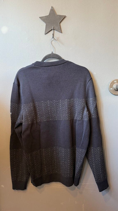 Chevron Wool Crewneck Sweater