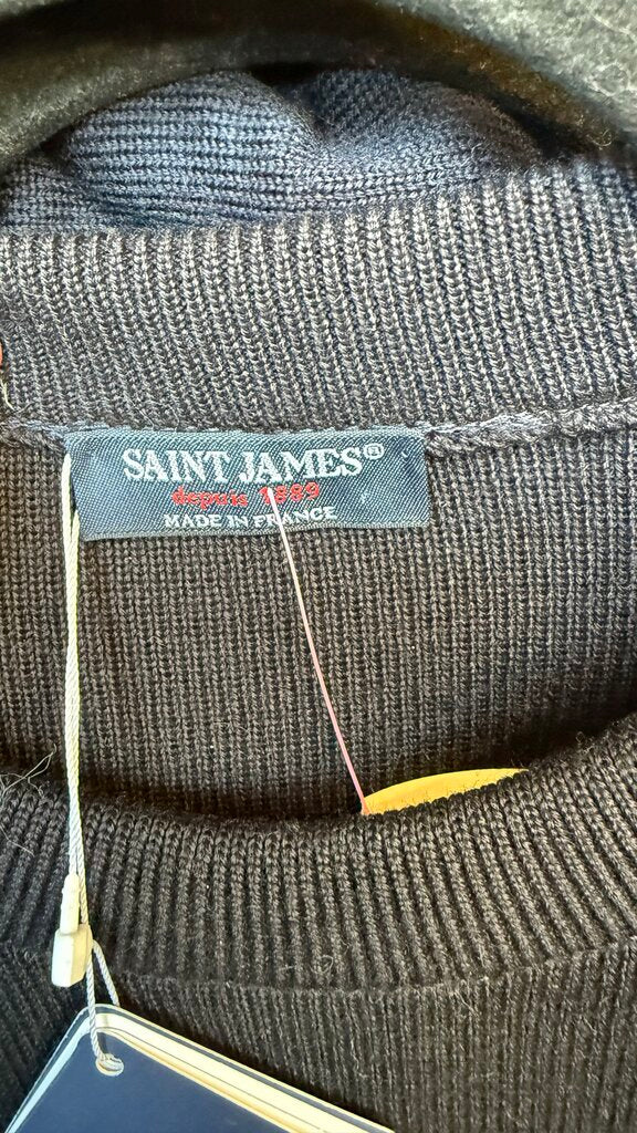 Chevron Wool Crewneck Sweater