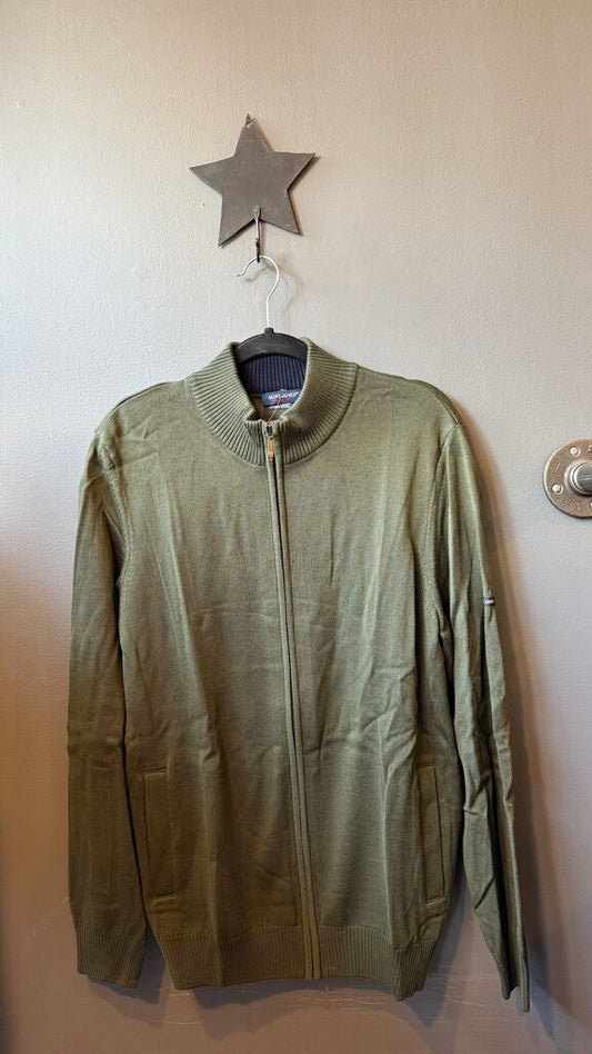 Zip Up Cardigan Sweater