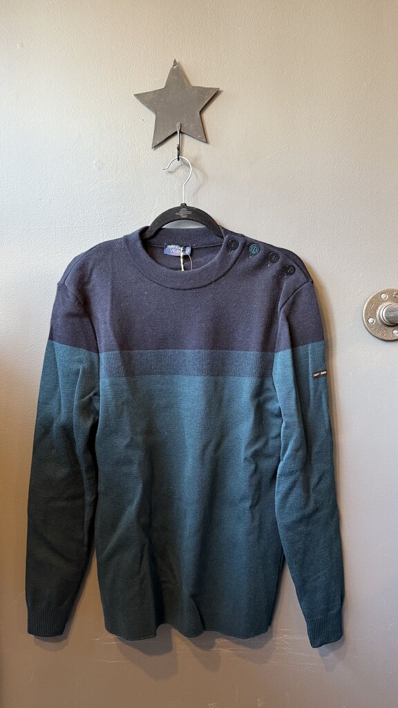 Colorblock Crewneck Sweater
