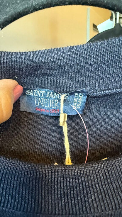 Colorblock Crewneck Sweater