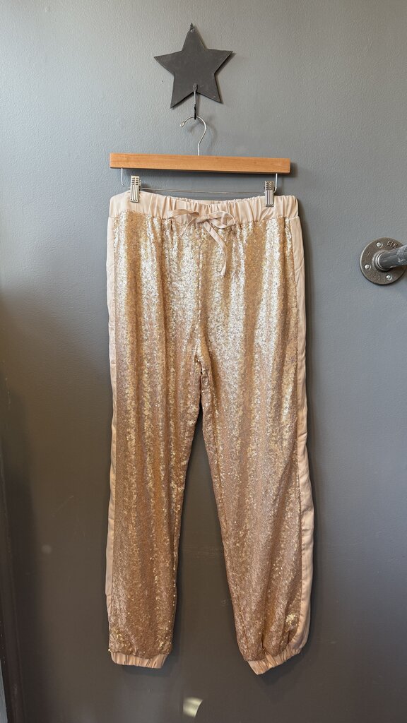 Sequin Jogger Pants