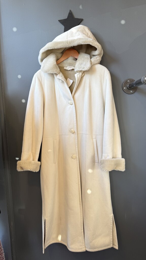 Faux Shearling Long Coat