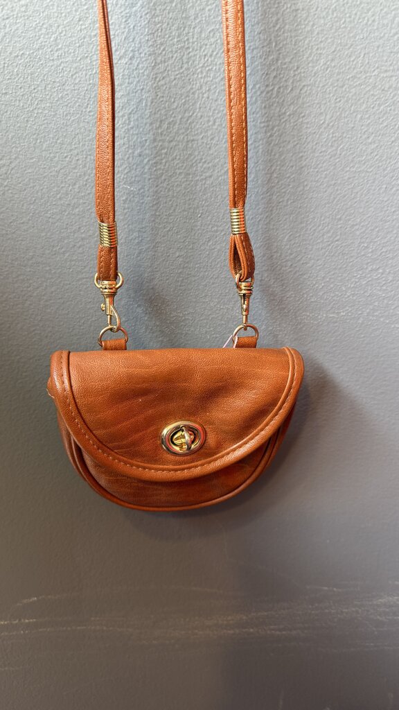 Faux Leather Mini Crossbody Bag