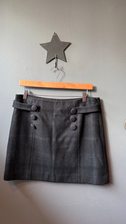 Wool Mini Skirt