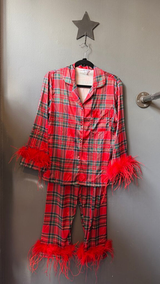 Tartan Feather PJ Set
