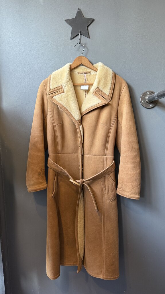 Shearling Long Vintage Coat