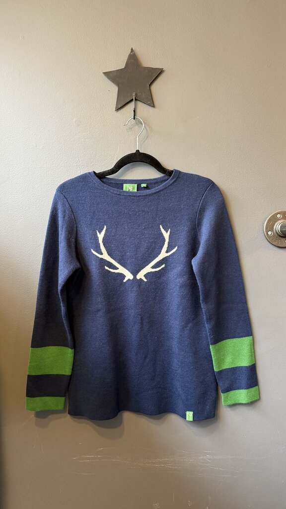 Antler Motif Sweater