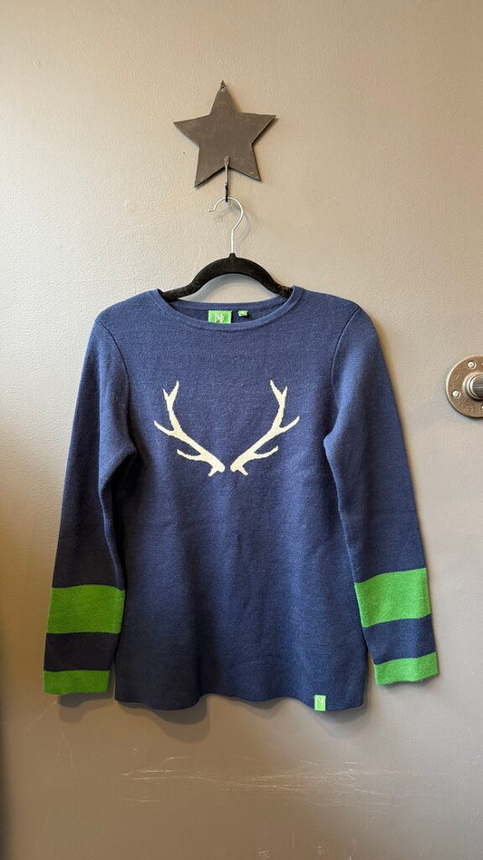 Antler Motif Sweater