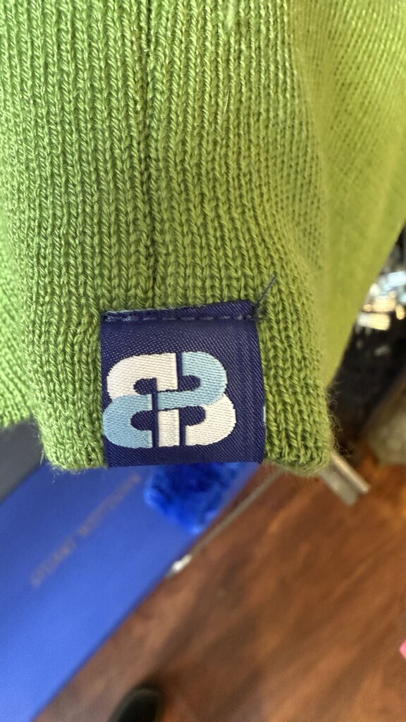 Antler Motif Pom Pom Hat