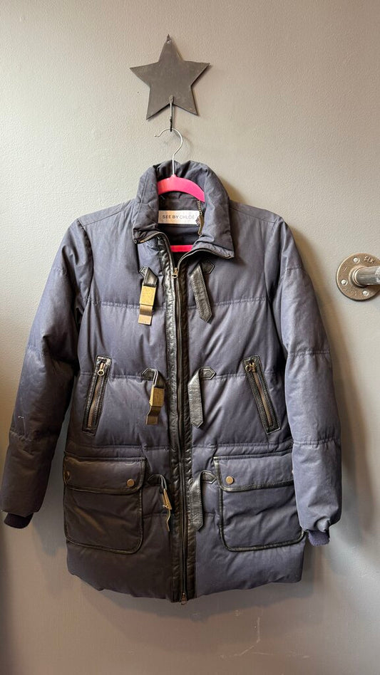 Military Puffer Coat