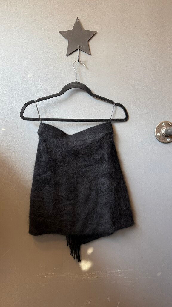 Fringe Cashmere Skirt