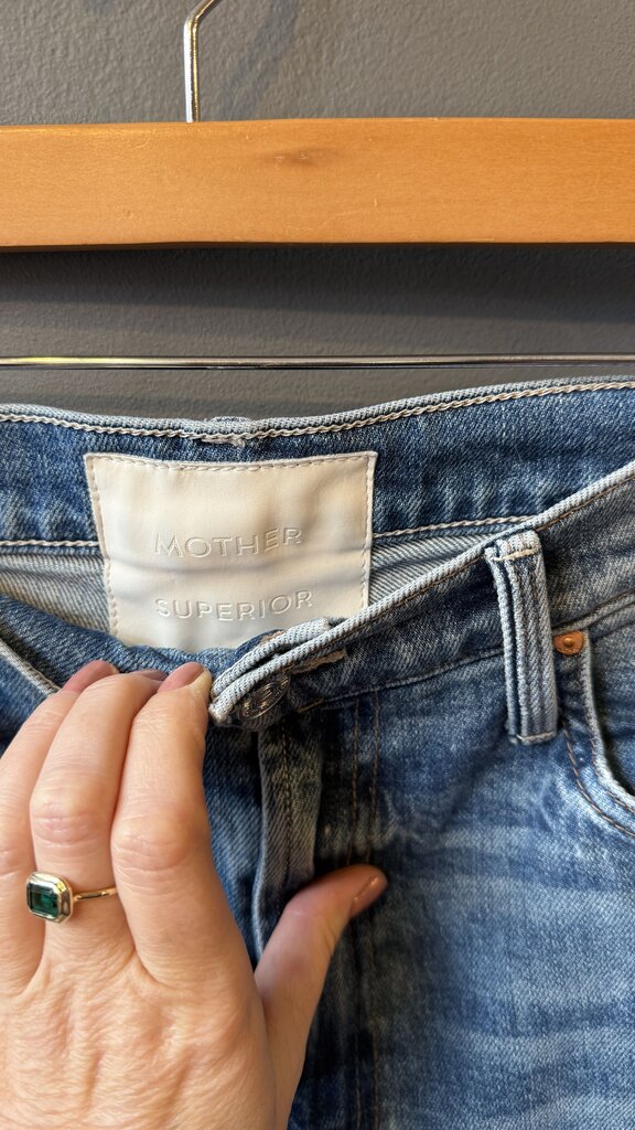 High Waisted Rider Ankle Jeans