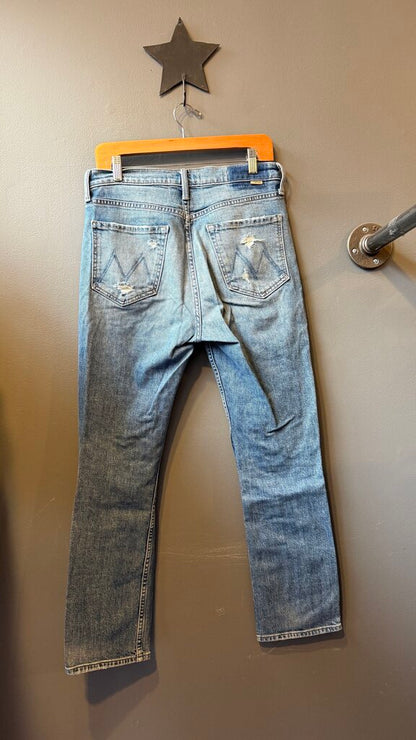 High Waisted Rider Ankle Jeans