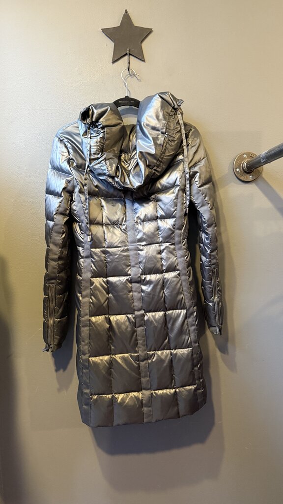 Down Puffer Shawl Collar Jacket