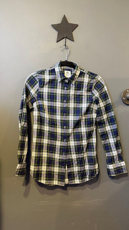 Thomas Mason Plaid Button Up Shirt