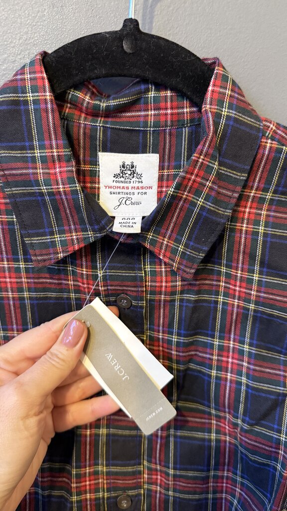 Thomas Mason Plaid Button Up Shirt