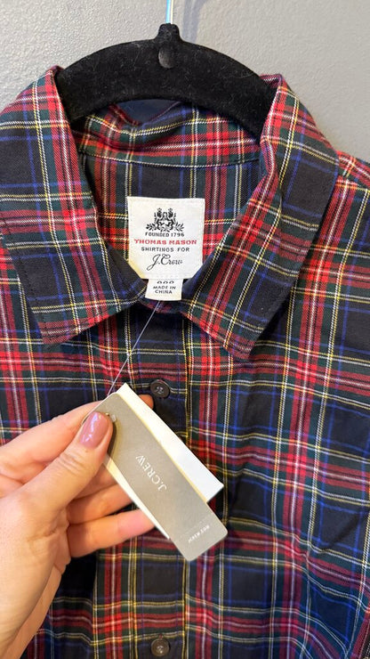 Thomas Mason Plaid Button Up Shirt