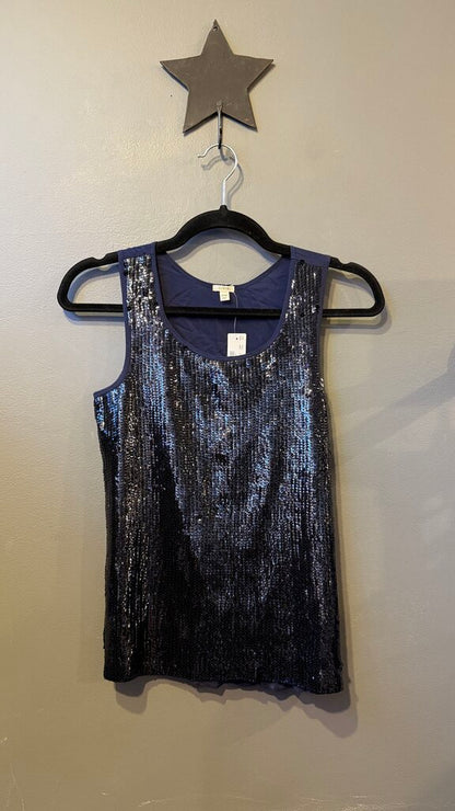 Square Sequin Tank Top