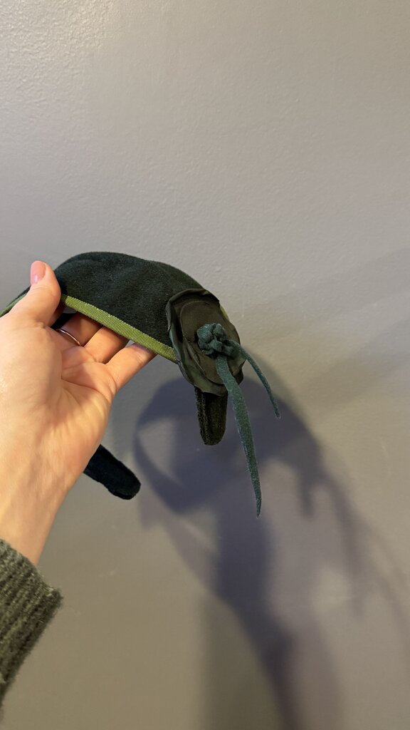 Wool Flower Fascinator Hat