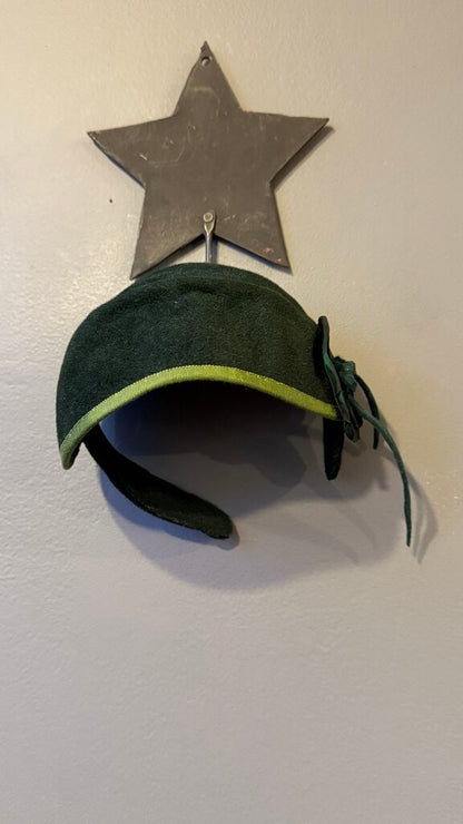 Wool Flower Fascinator Hat