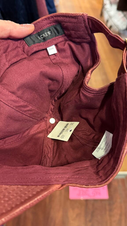 Leather Baseball Cap