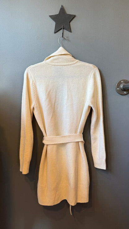 Lambswool Argyle Duster Cardigan Sweater