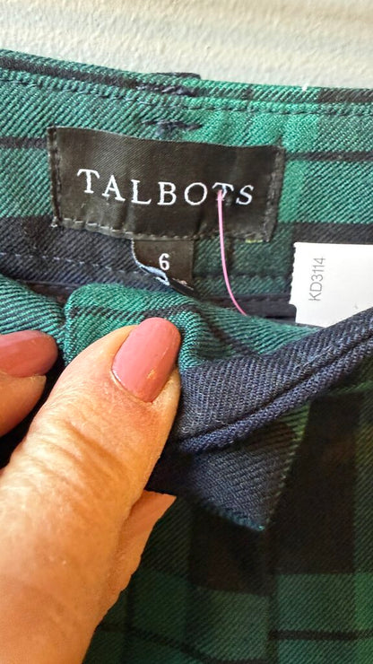 Blackwatch Wool Blend Straight Pants