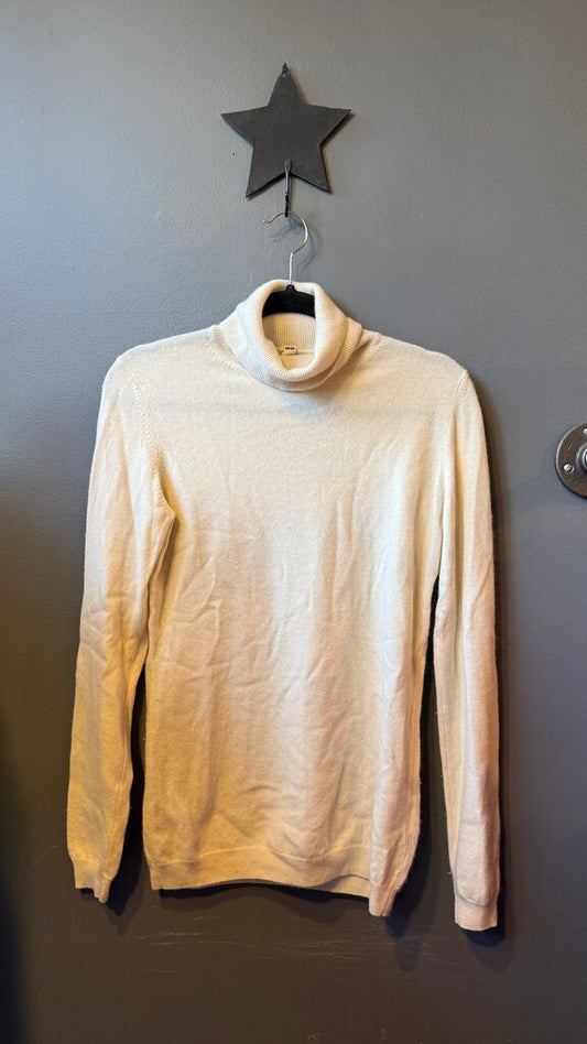 Cashmere Turtleneck Tunic Length Sweater