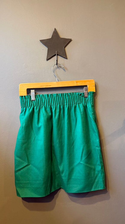 Paper Bag Waist Pull On Skirt