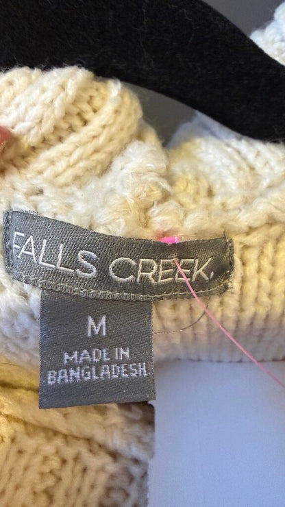 Cableknit Turtleneck Sweater