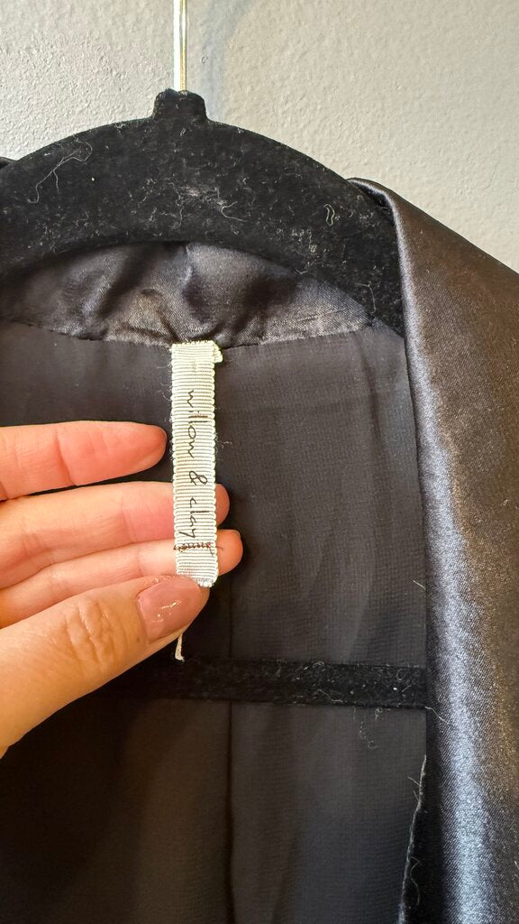 Velvet Shawl Collar Blazer