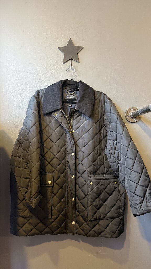 Boxy Quilted Signature Puffer