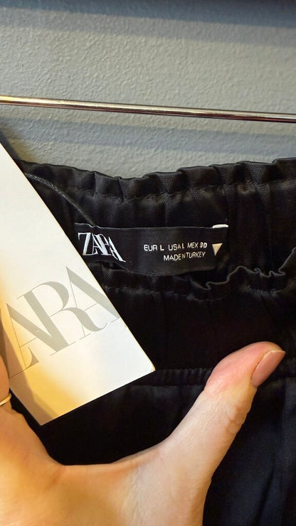 Satin Pull On Jogger Pants