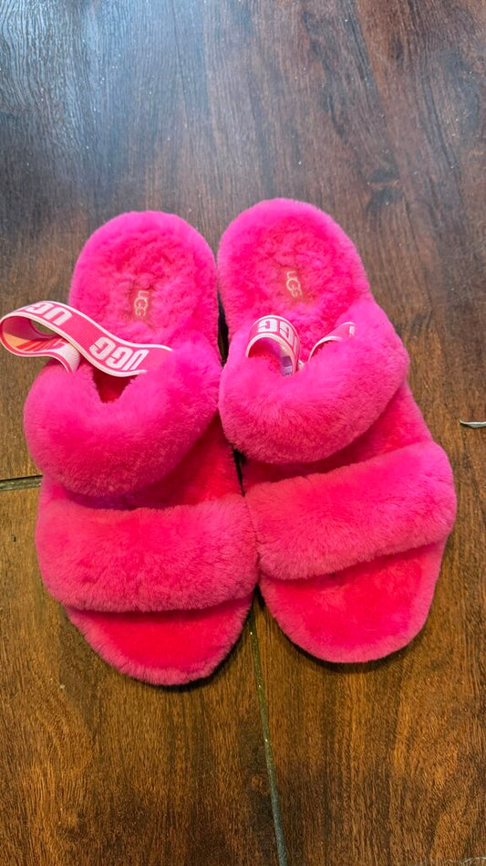 Shearling Pink Slippers