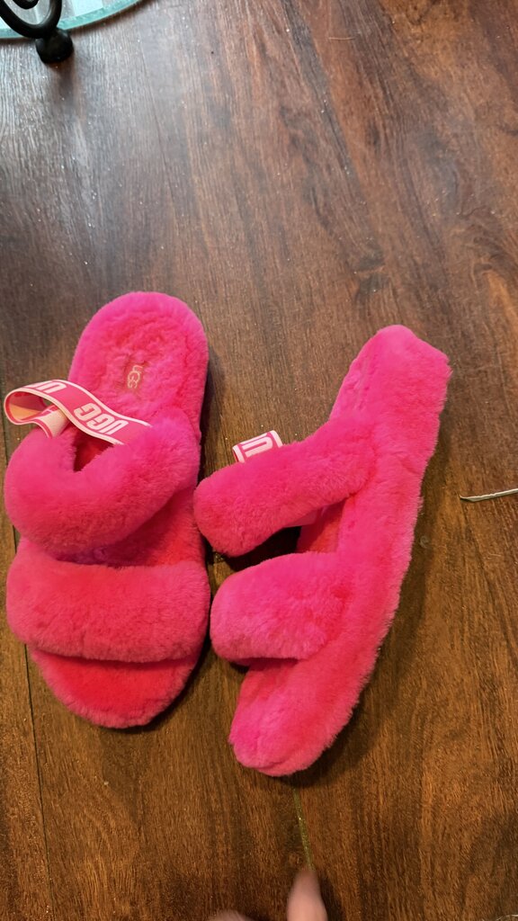 Shearling Pink Slippers