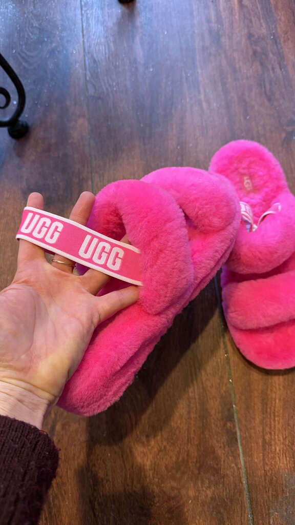 Shearling Pink Slippers