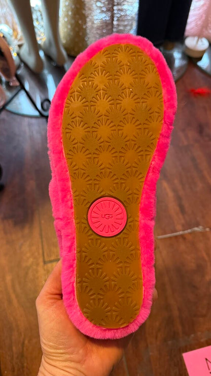 Shearling Pink Slippers