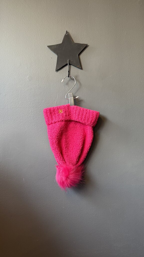 Fuzzy Pom Pom Hat
