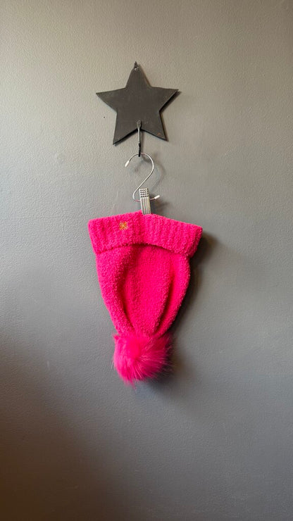 Fuzzy Pom Pom Hat