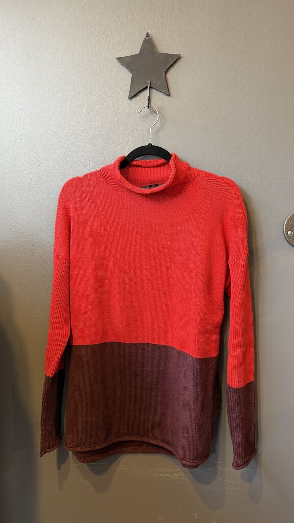 Colorblock Rollneck Sweater
