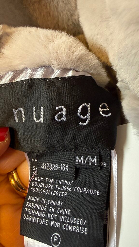 Reversible Faux Fur Hooded Coat