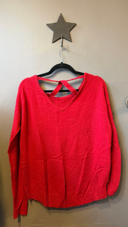 Criss Cross Back Cashmere Sweater