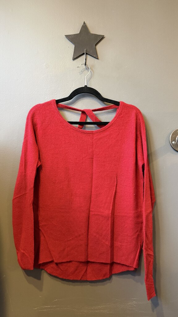 Criss Cross Back Cashmere Sweater