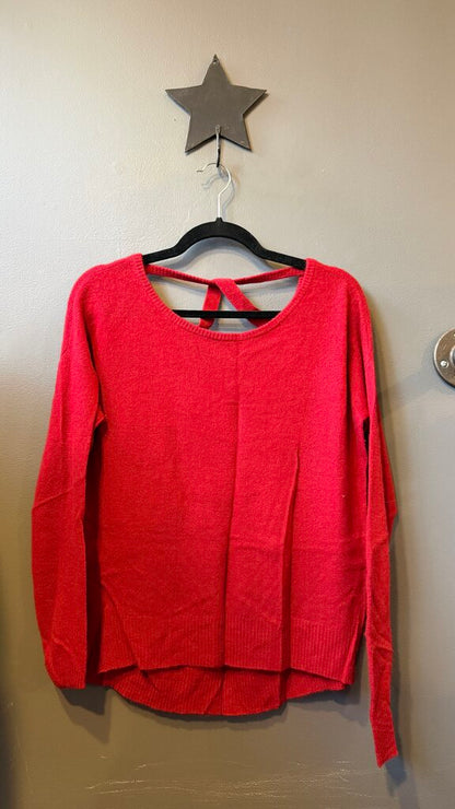 Criss Cross Back Cashmere Sweater
