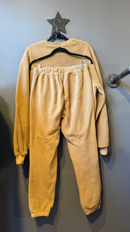 Sherpa Pants + Sweatshirt Set