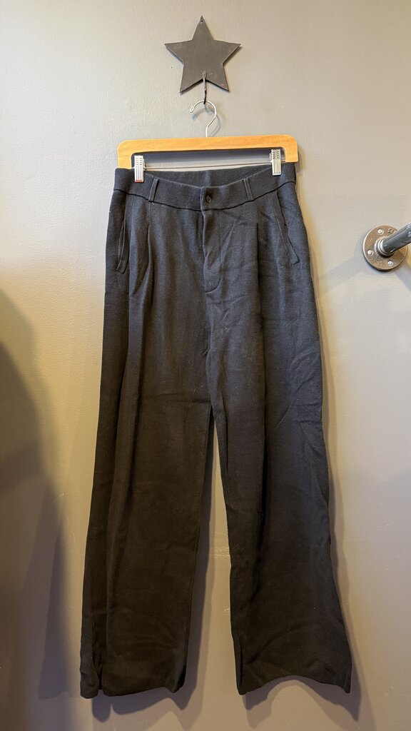 Wide Leg Sweater Trousers