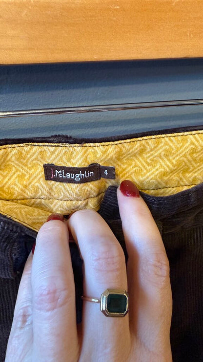 Straight Leg Corduroy Pants