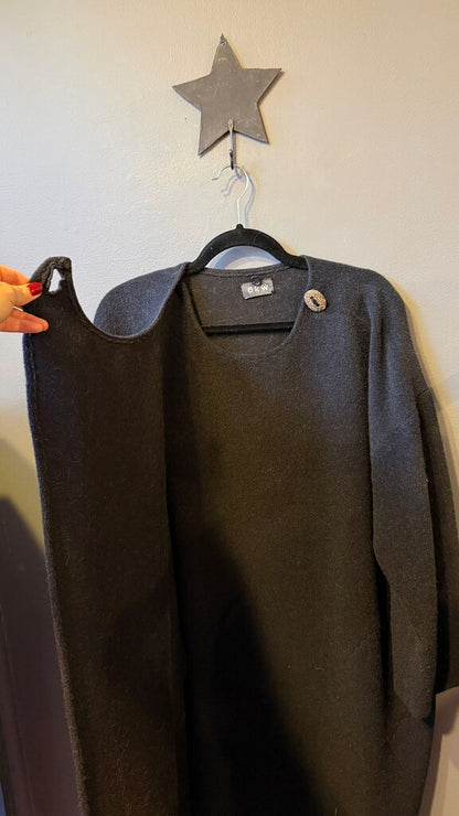 Oversized Wool Wrap Coat