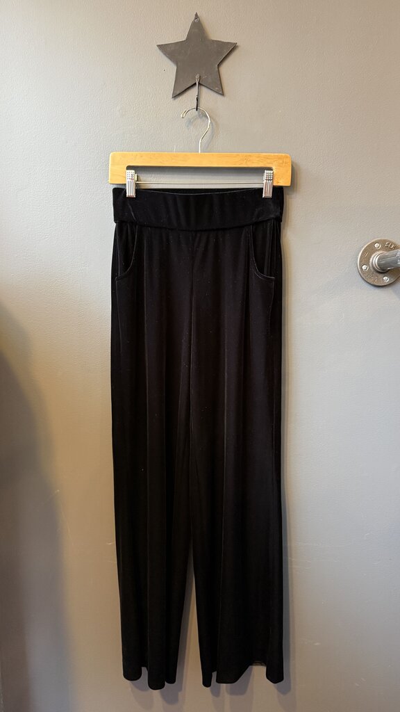 Wide Leg Velvet Pants